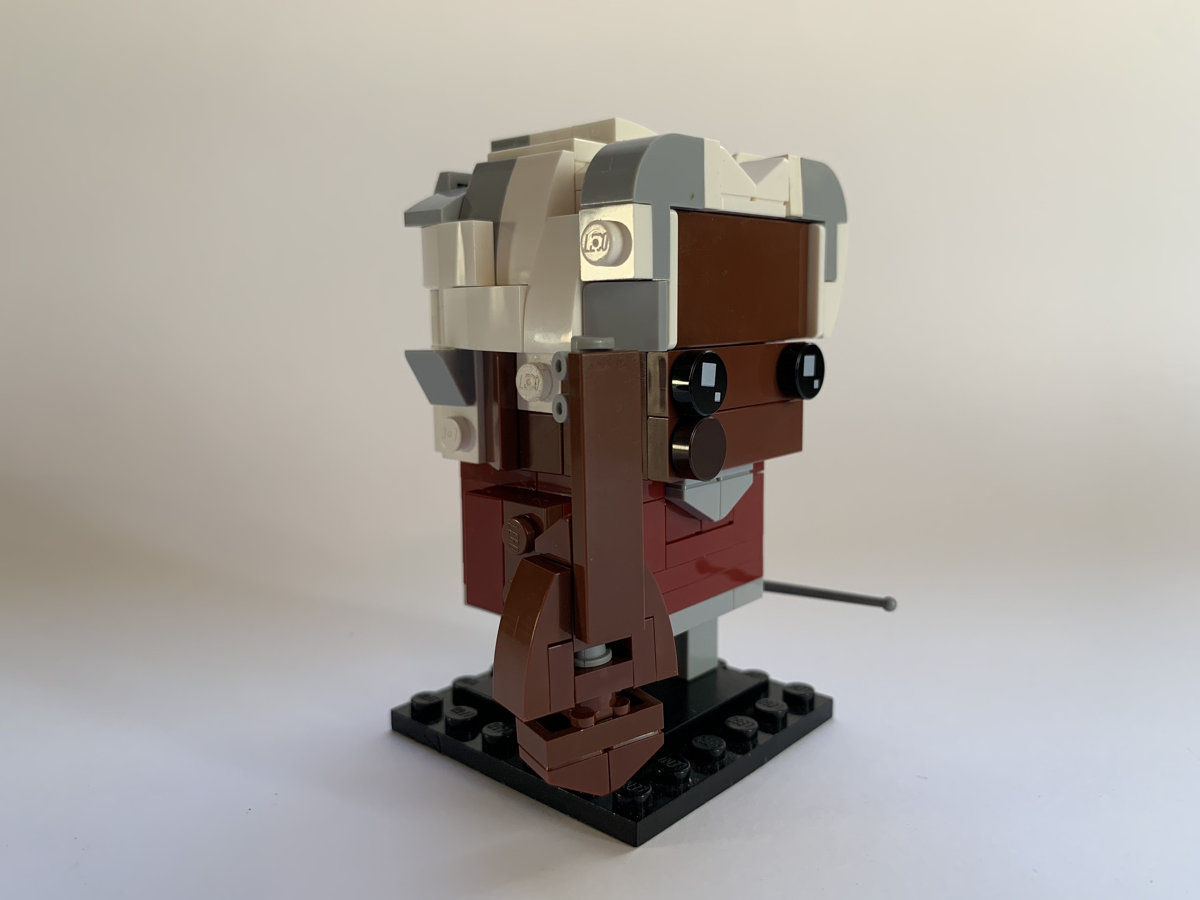 Lego head sculpture of Joseph Bologne
